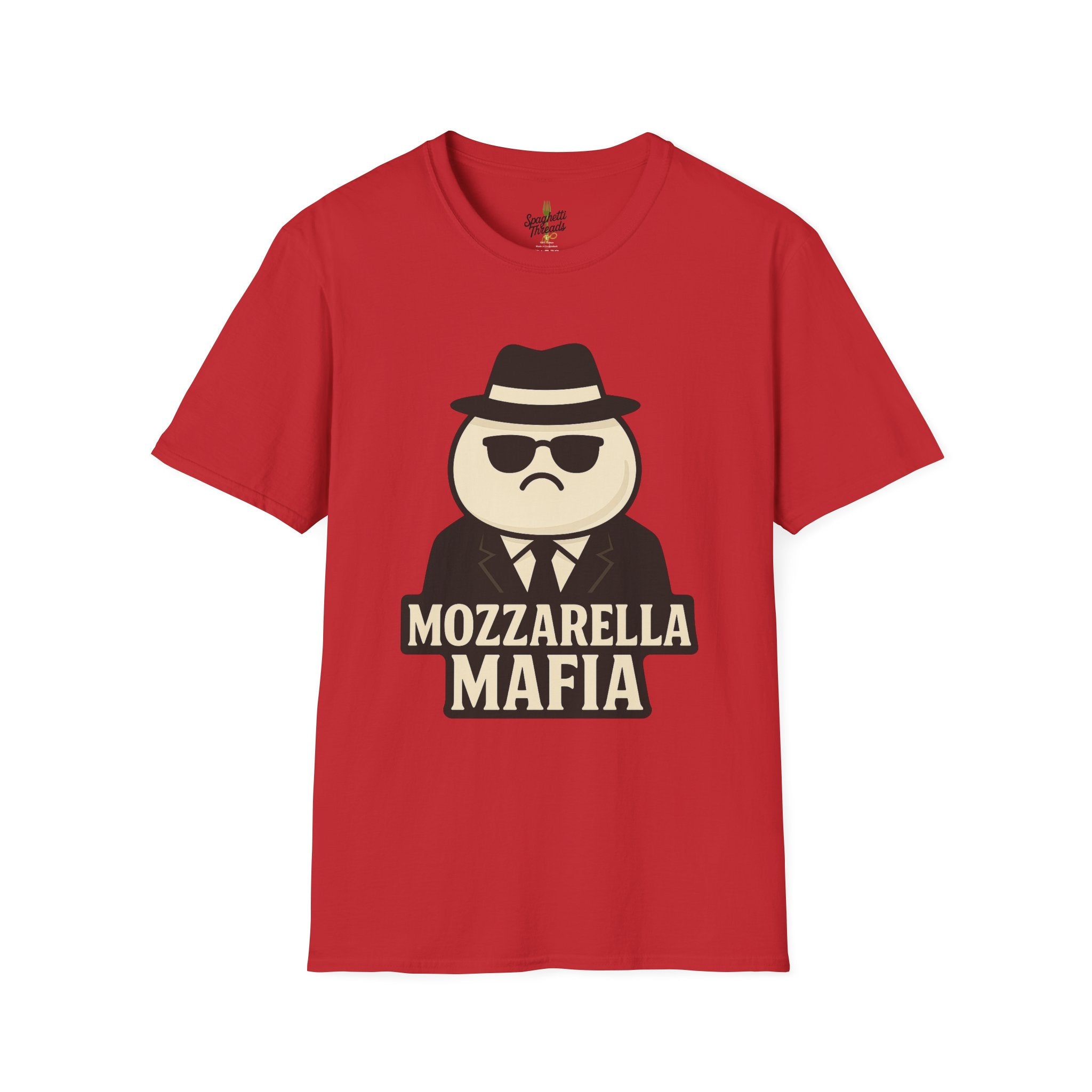 Mozzarella Mafia T-Shirt — Funny Pizza Lover Novelty Tee